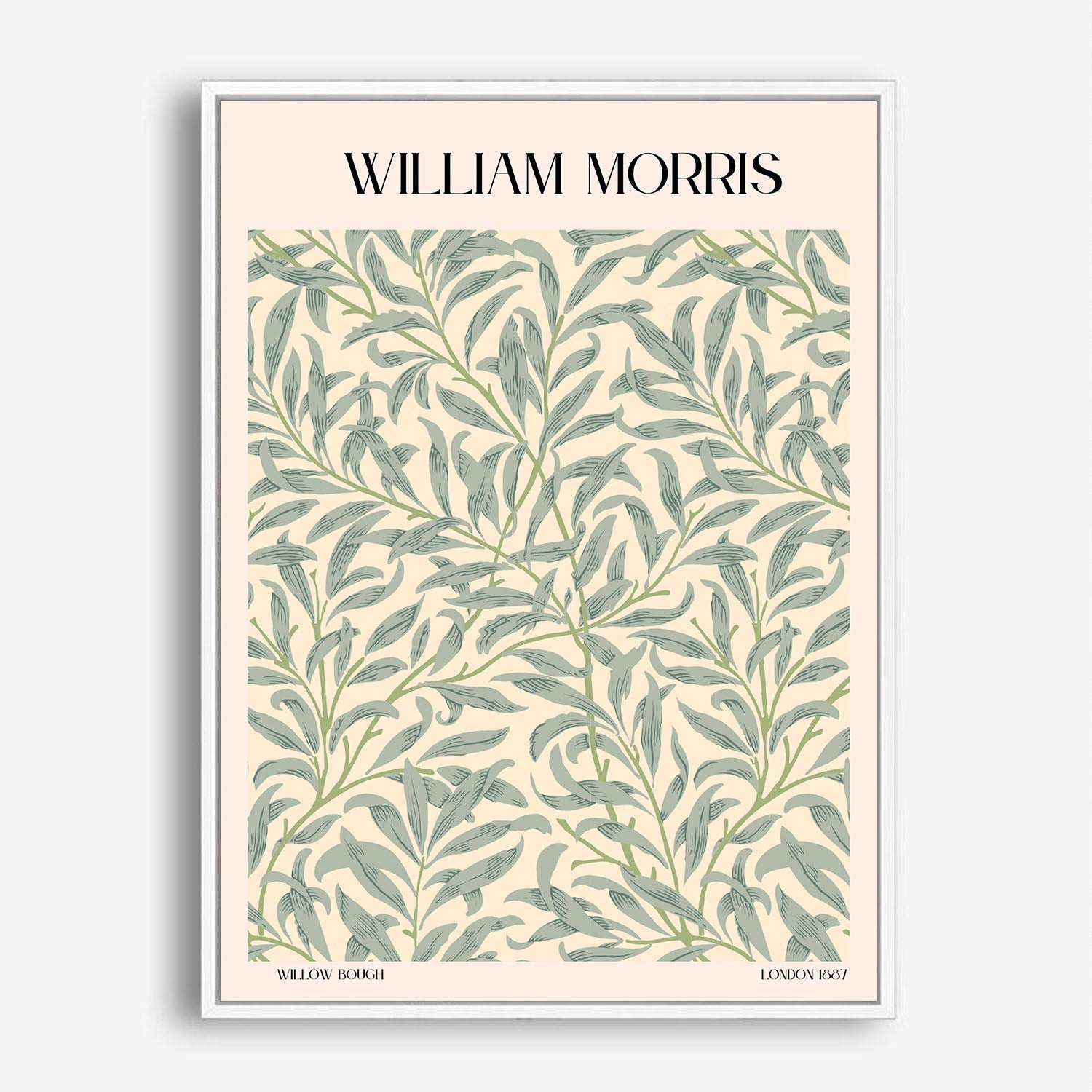 Wes Co Gallery Poster Willow Bough by William Morris 5 x 7" Home Goods - Artist Edge to edge Art Print