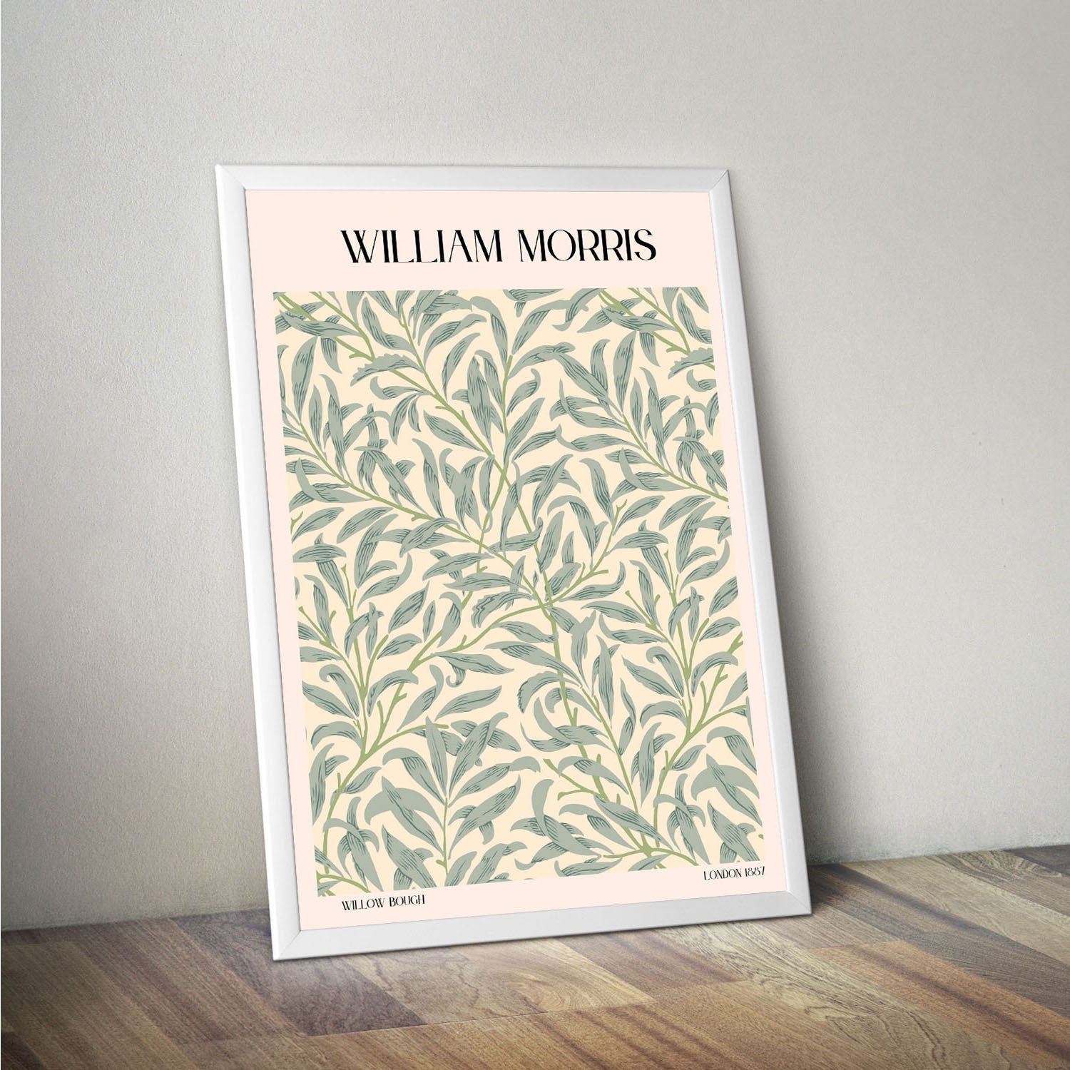 Wes Co Gallery Poster Willow Bough by William Morris 16 x 20" Home Goods - Artist Edge to edge Art Print