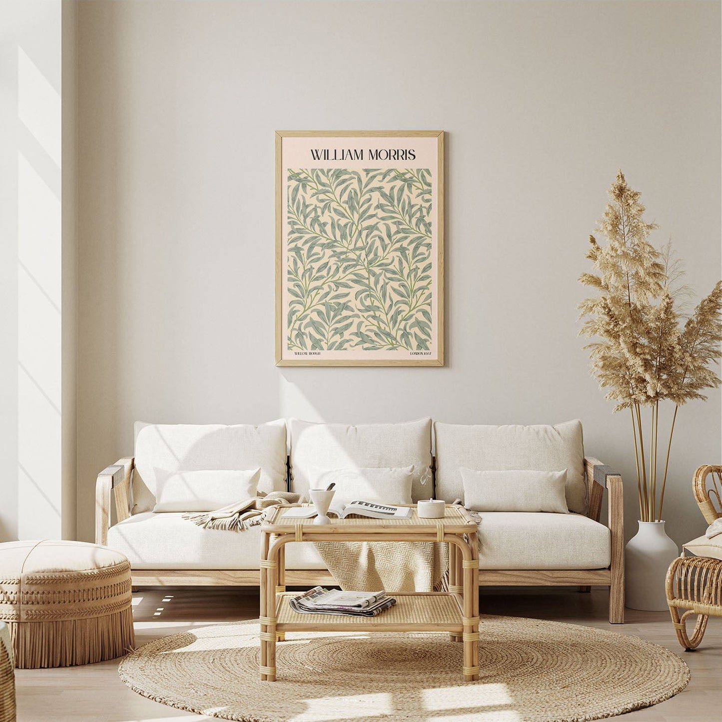 Wes Co Gallery Poster Willow Bough by William Morris 8 x 10" Home Goods - Artist Edge to edge Art Print