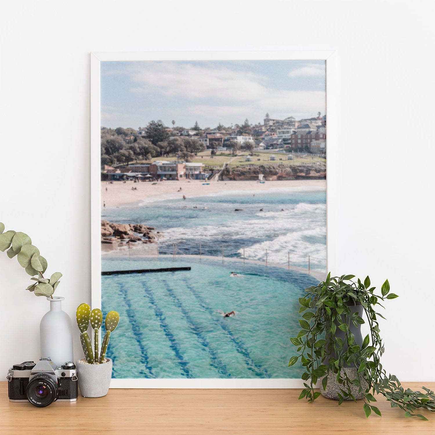 Wes Co Gallery Poster Bronte Baths 11 x 17" Home Goods - Travels Border or edge to edge Art Print