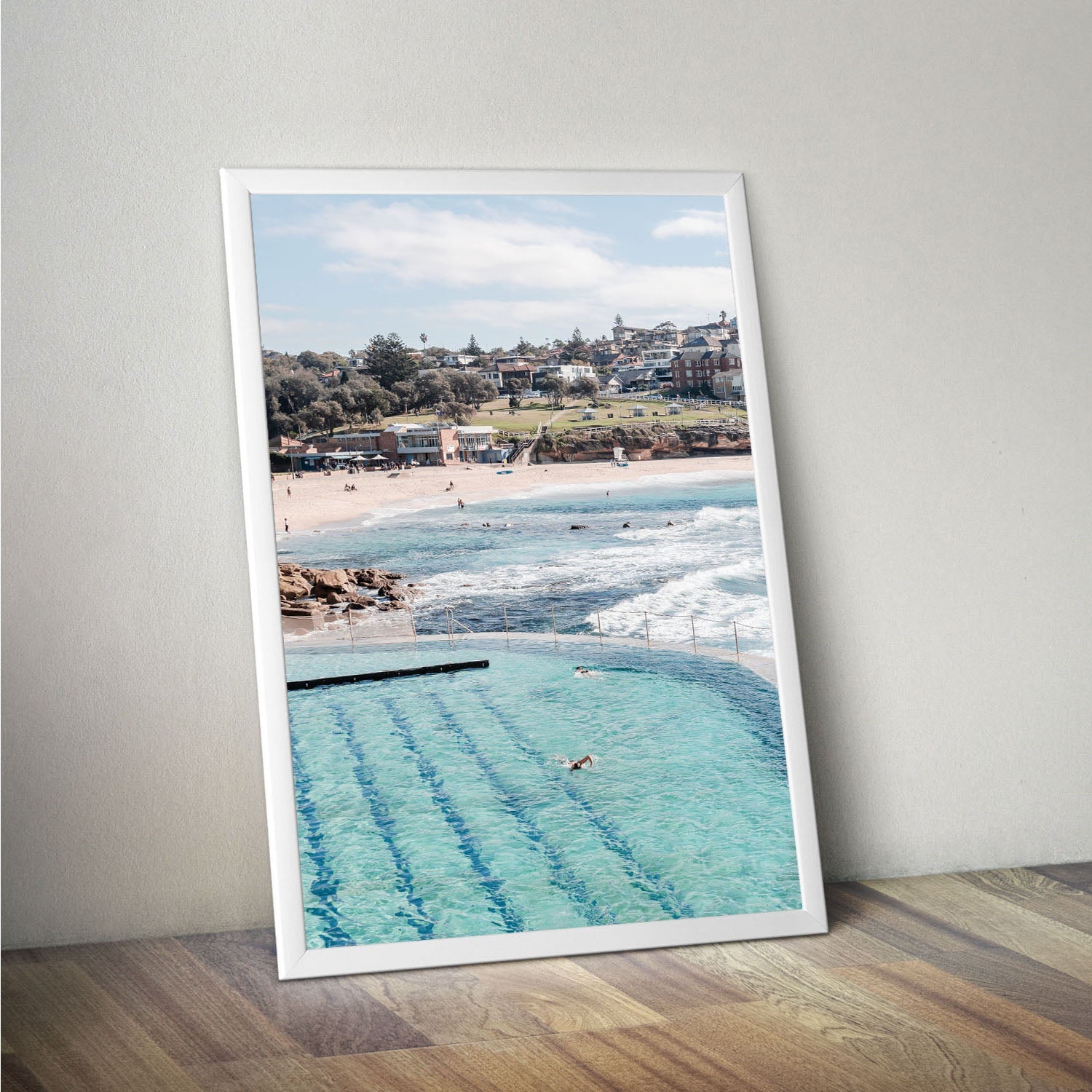 Wes Co Gallery Poster Bronte Baths 11 x 17" Home Goods - Travels Border or edge to edge Art Print