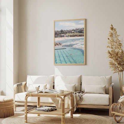 Wes Co Gallery Poster Bronte Baths 8 x 10" Home Goods - Travels Border or edge to edge Art Print