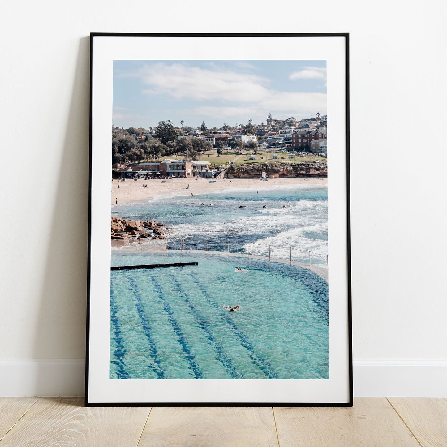 Wes Co Gallery Poster Bronte Baths 5 x 7" Home Goods - Travels Border or edge to edge Art Print