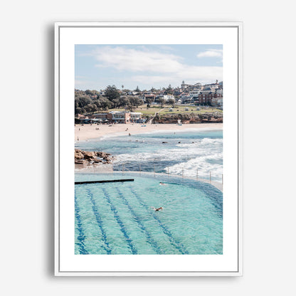 Wes Co Gallery Poster Bronte Baths 5 x 7" Home Goods - Travels Border or edge to edge Art Print