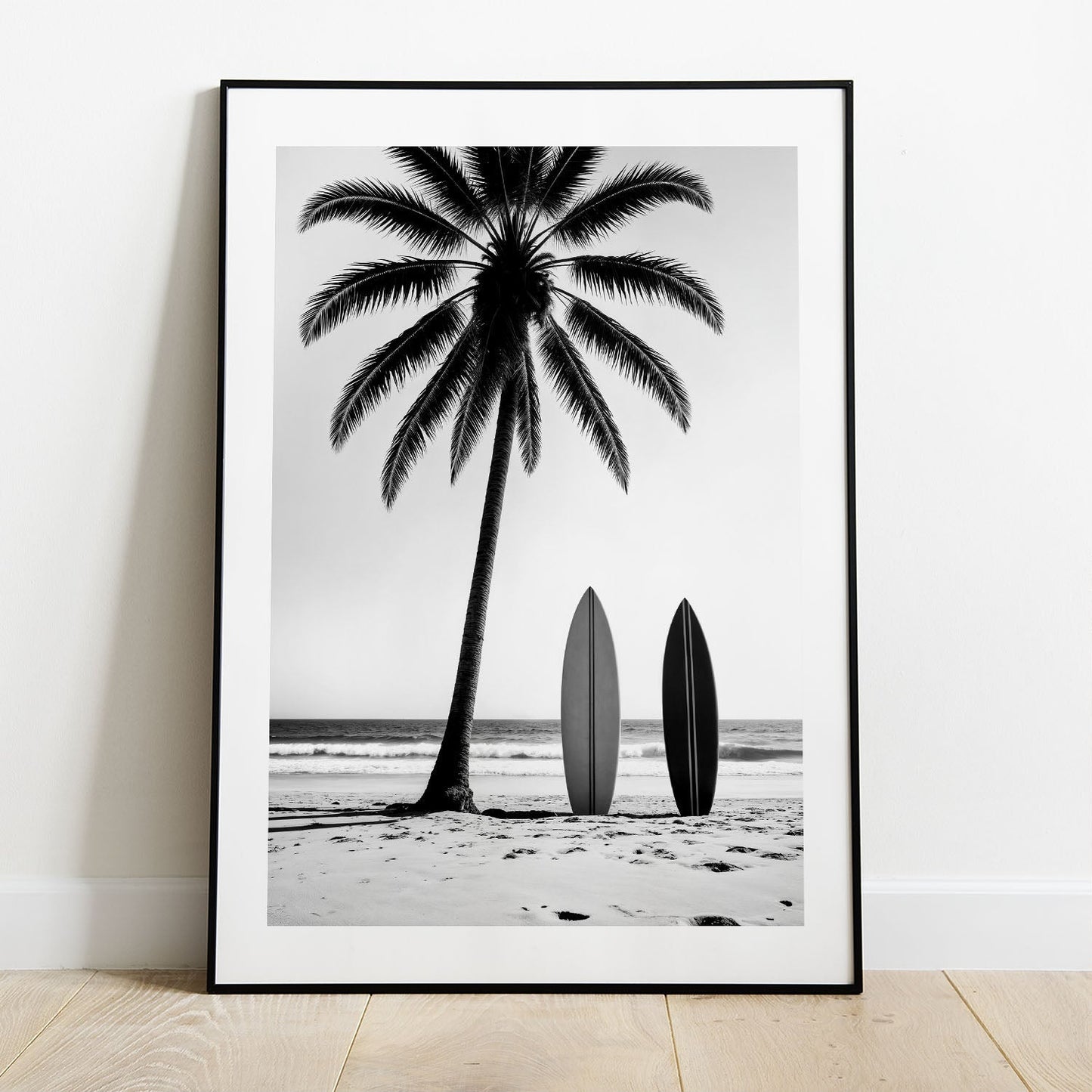 Wes Co Gallery Poster Surfer 5 x 7" Home Goods - Nature Border or edge to edge Art Print