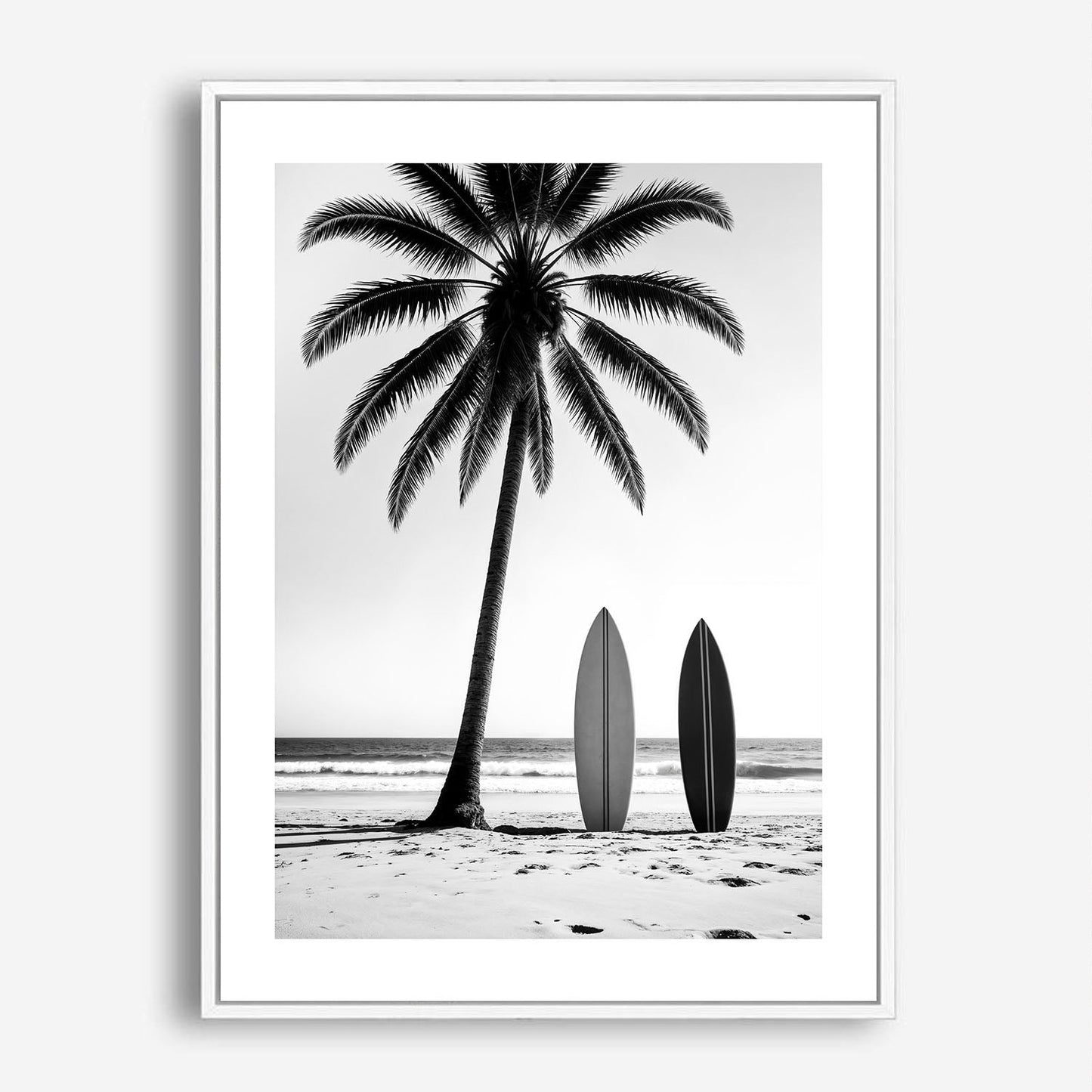 Wes Co Gallery Poster Surfer 5 x 7" Home Goods - Nature Border or edge to edge Art Print