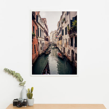 Wes Co Gallery Poster Venice Canals 11 x 17" Home Goods - Travels Border or edge to edge Art Print