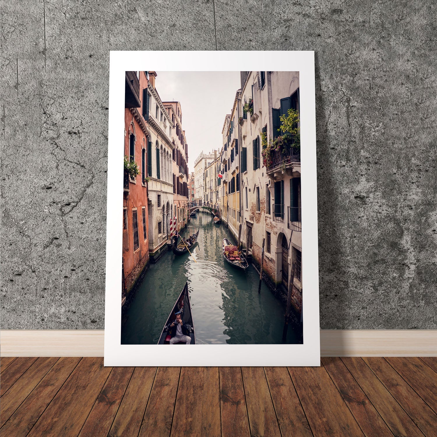 Wes Co Gallery Poster Venice Canals 8 x 10" Home Goods - Travels Border or edge to edge Art Print