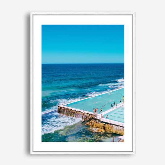 Wes Co Gallery Poster Bondi Icebergs Pool 5 x 7" Home Goods - Travels Border or edge to edge Art Print