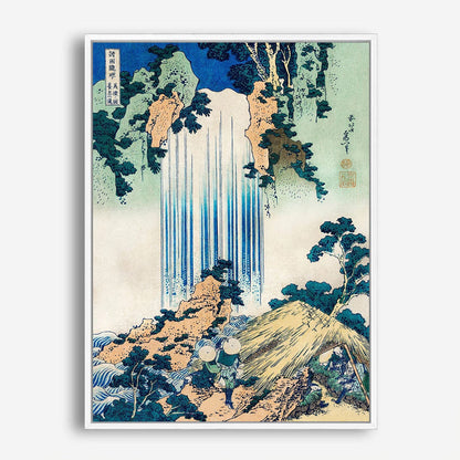 Wes Co Gallery Poster Yoro Waterfall by Katsushika Hokusai 5 x 7" Home Goods - Artist Edge to edge Art Print