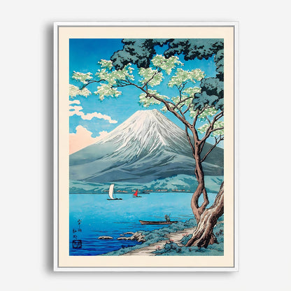 Wes Co Gallery Poster Mount Fuji from Lake Yamanaka by Hiroaki Takahashi 5 x 7" Home Goods - Artist Edge to edge Art Print