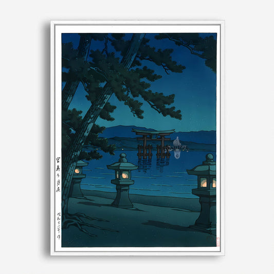 Wes Co Gallery Poster Torii Gate at Miyajima by Kawase Hasui 5 x 7" Home Goods - Artist Edge to edge Art Print