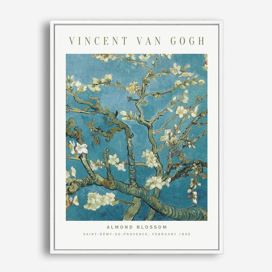 Wes Co Gallery Poster Almond Blossom by Vincent Van Gogh 5 x 7" Home Goods - Artist Edge to edge Art Print