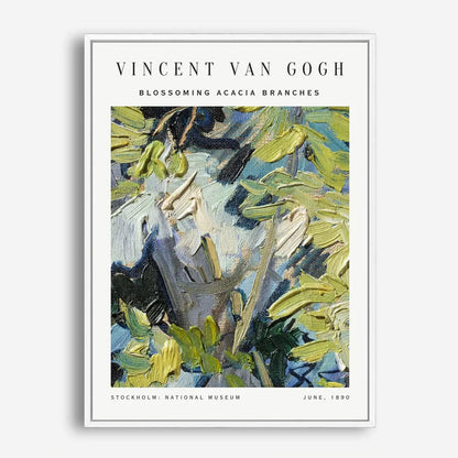 Wes Co Gallery Poster Blossoming Acacia Branches by Vincent Van Gogh 5 x 7" Home Goods - Artist Edge to edge Art Print