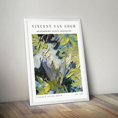 Wes Co Gallery Poster Blossoming Acacia Branches by Vincent Van Gogh 16 x 20" Home Goods - Artist Edge to edge Art Print