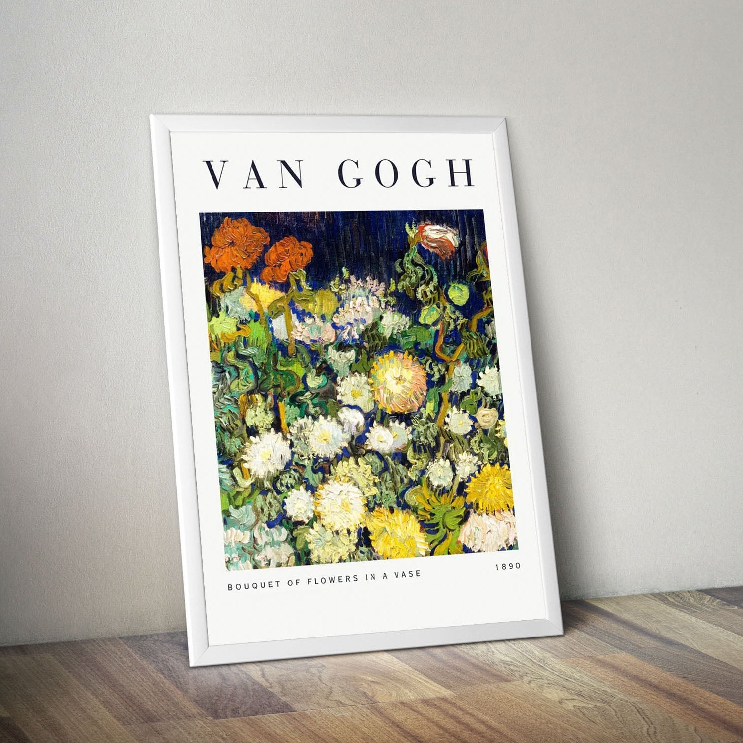 Wes Co Gallery Poster Bouquet of Flowers by Vincent Van Gogh 16 x 20" Home Goods - Artist Edge to edge Art Print