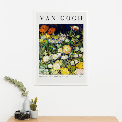 Wes Co Gallery Poster Bouquet of Flowers by Vincent Van Gogh 16 x 20" Home Goods - Artist Edge to edge Art Print