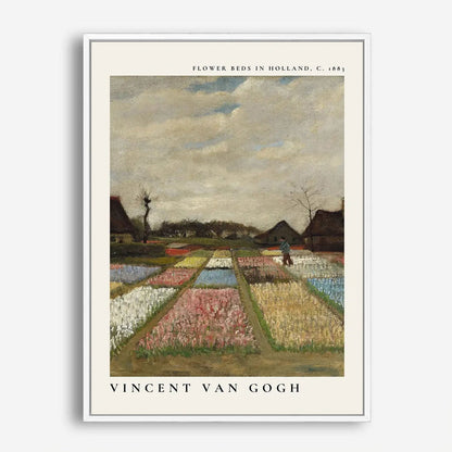 Wes Co Gallery Poster Flower Beds in Holland by Vincent Van Gogh 5 x 7" Home Goods - Artist Edge to edge Art Print