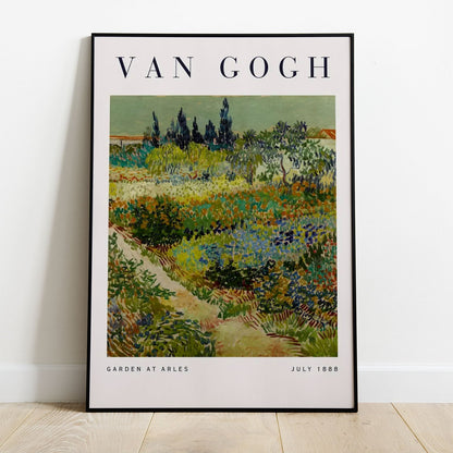 Wes Co Gallery Poster Garden at Arles by Vincent Van Gogh 8 x 10" Home Goods - Artist Edge to edge Art Print