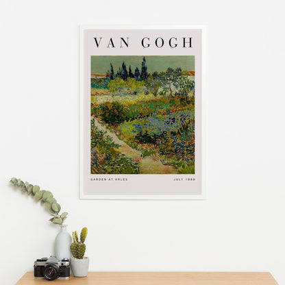 Wes Co Gallery Poster Garden at Arles by Vincent Van Gogh 16 x 20" Home Goods - Artist Edge to edge Art Print