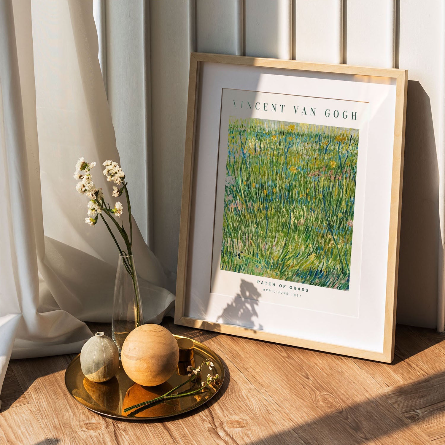 Wes Co Gallery Poster Patch of Grass by Vincent Van Gogh 5 x 7" Home Goods - Artist Edge to edge Art Print