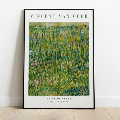 Wes Co Gallery Poster Patch of Grass by Vincent Van Gogh 8 x 10" Home Goods - Artist Edge to edge Art Print