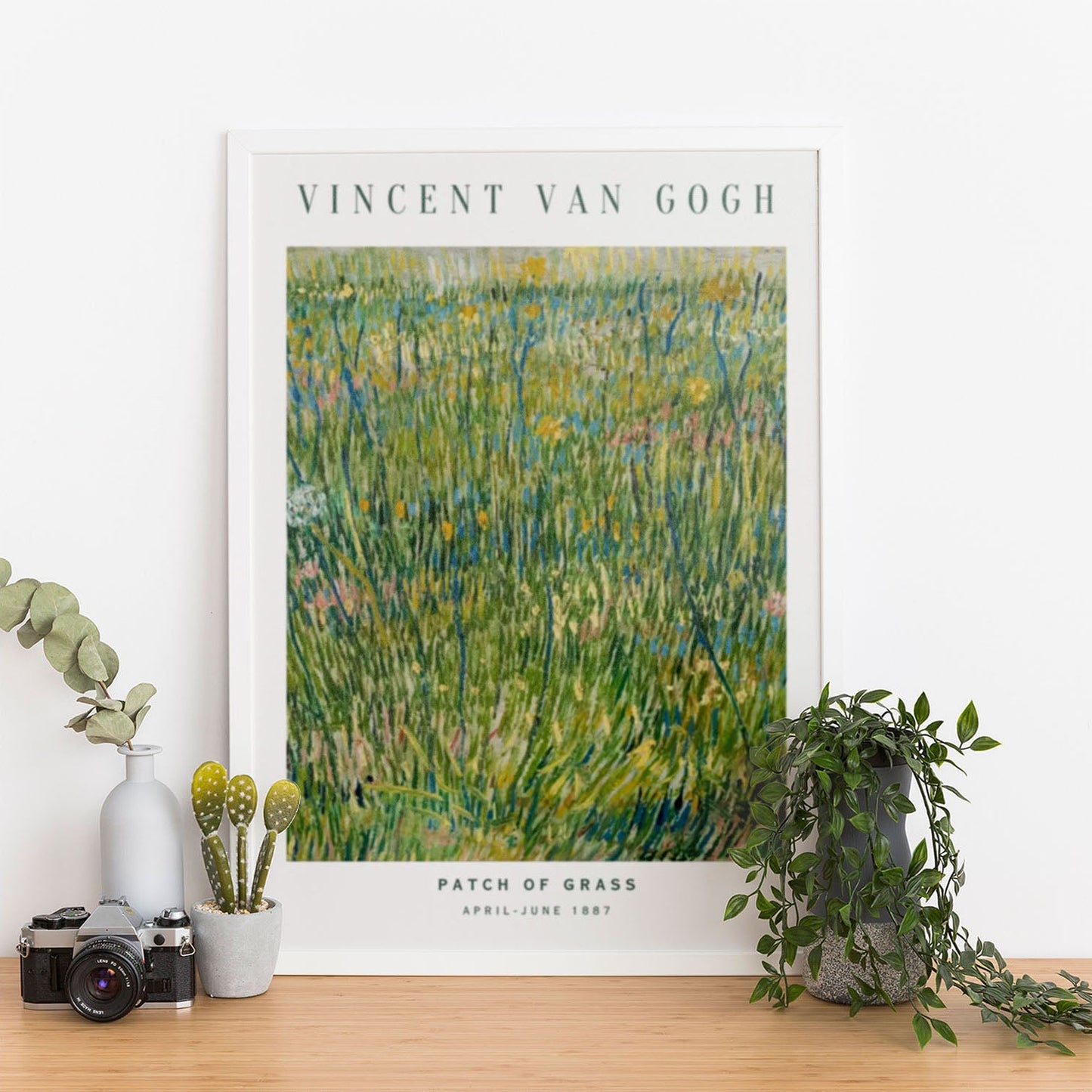 Wes Co Gallery Poster Patch of Grass by Vincent Van Gogh 12 x 16" Home Goods - Artist Edge to edge Art Print