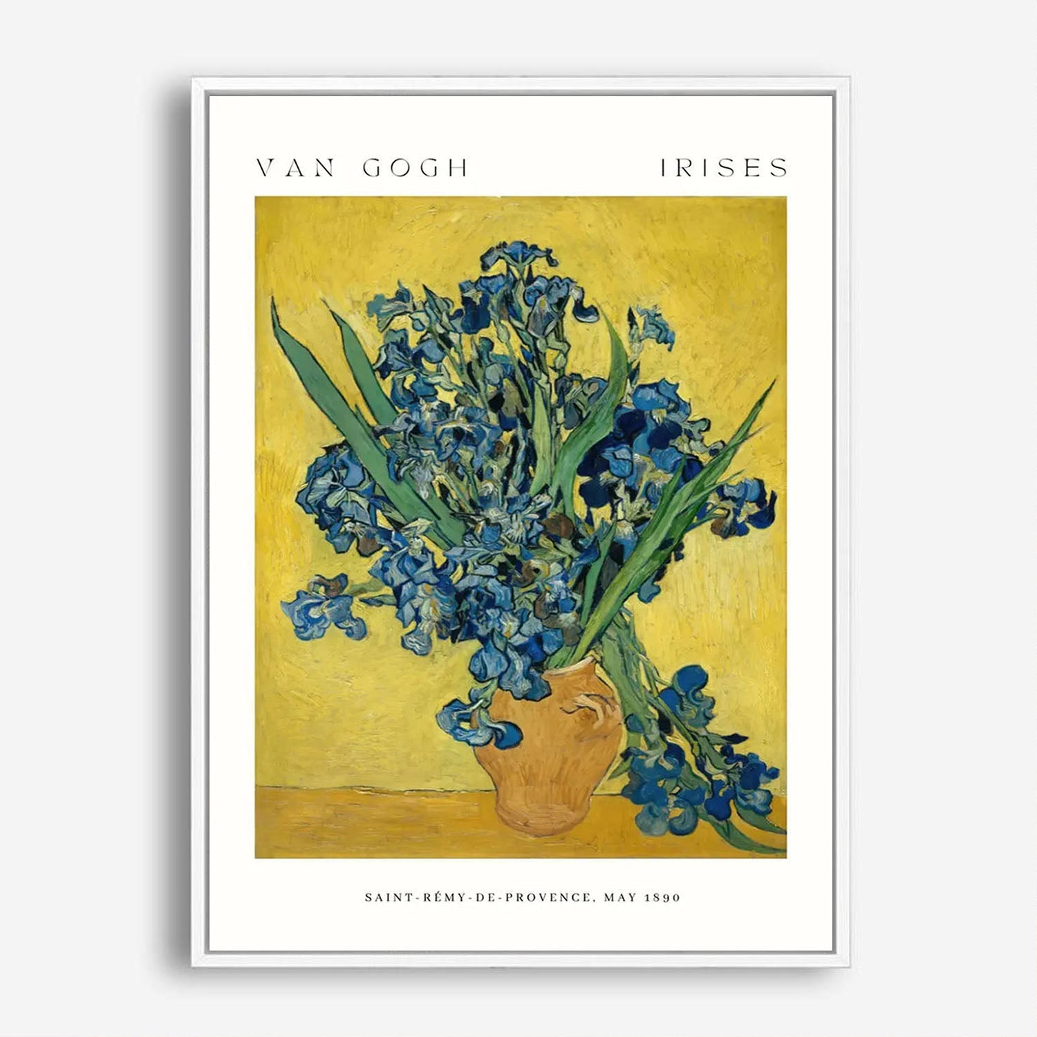 Wes Co Gallery Poster Saint Remy de Provence by Vincent Van Gogh 5 x 7" Home Goods - Artist Edge to edge Art Print