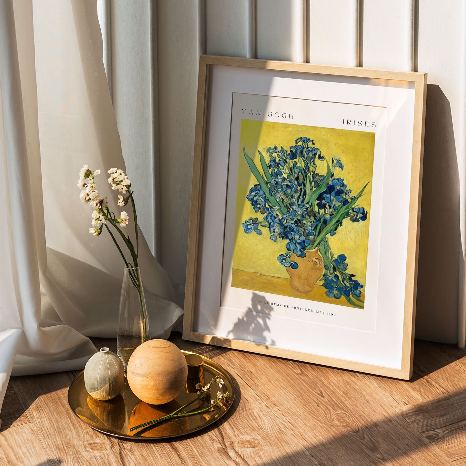 Wes Co Gallery Poster Saint Remy de Provence by Vincent Van Gogh 5 x 7" Home Goods - Artist Edge to edge Art Print