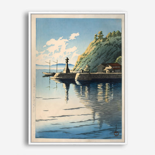 Wes Co Gallery Poster Dawn at Mihogaseki by Kawase Hasui 5 x 7" Home Goods - Artist Edge to edge Art Print