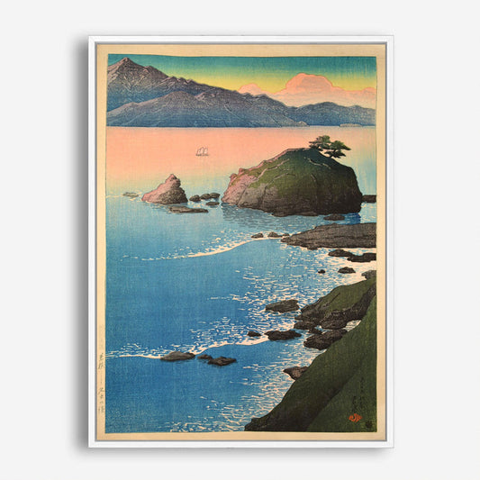 Wes Co Gallery Poster Kude Beach in Wakasa by Kawase Hasui 5 x 7" Home Goods - Artist Edge to edge Art Print