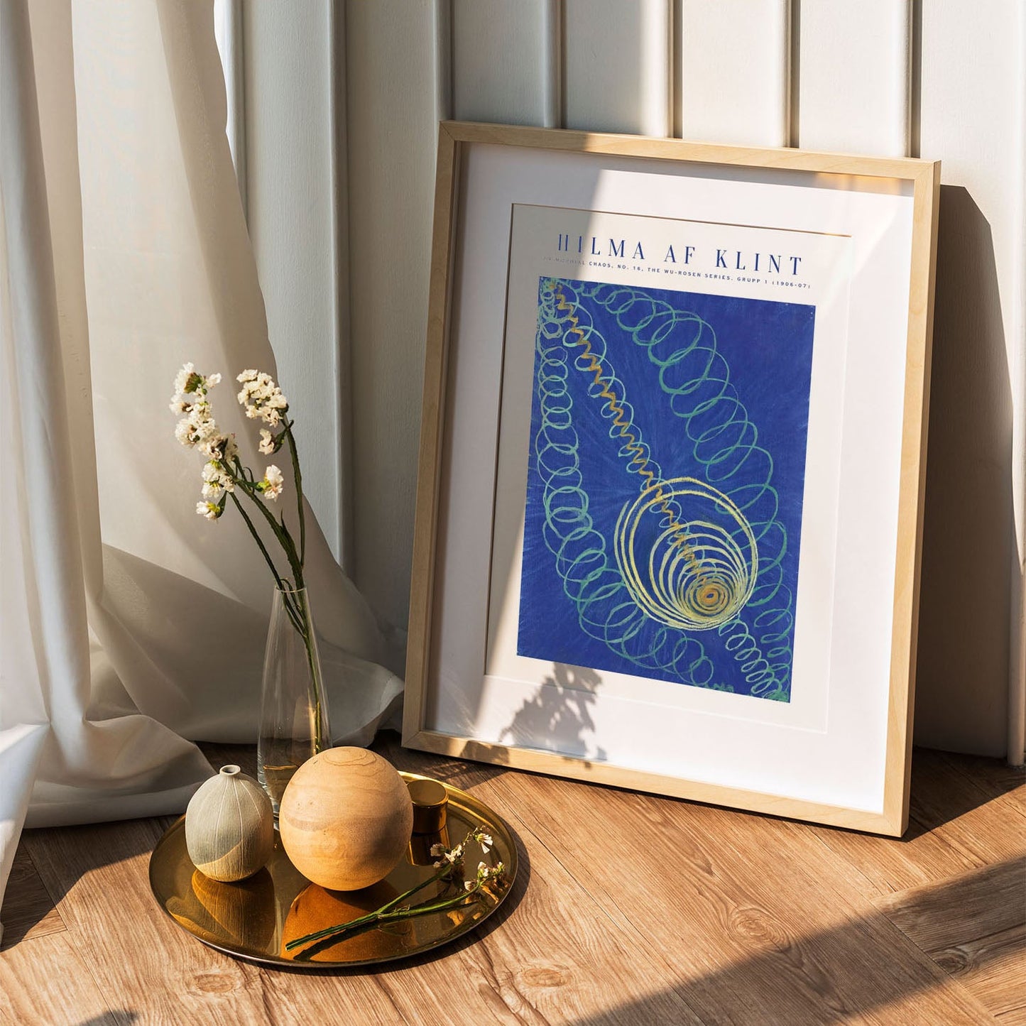 Wes Co Gallery Poster Primordial Chaos No. 16 by Hilma af Klint 5 x 7" Home Goods - Artist Edge to edge Art Print