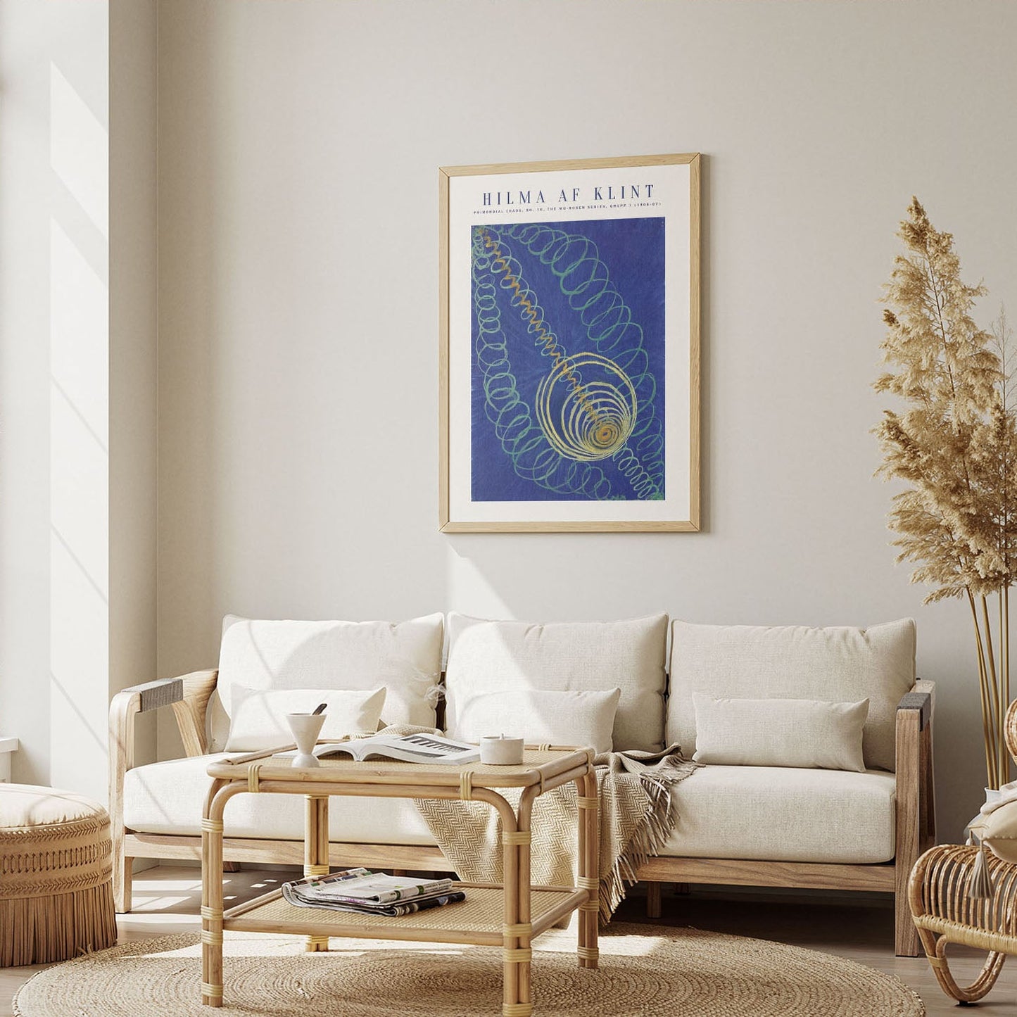 Wes Co Gallery Poster Primordial Chaos No. 16 by Hilma af Klint 12 x 16" Home Goods - Artist Edge to edge Art Print