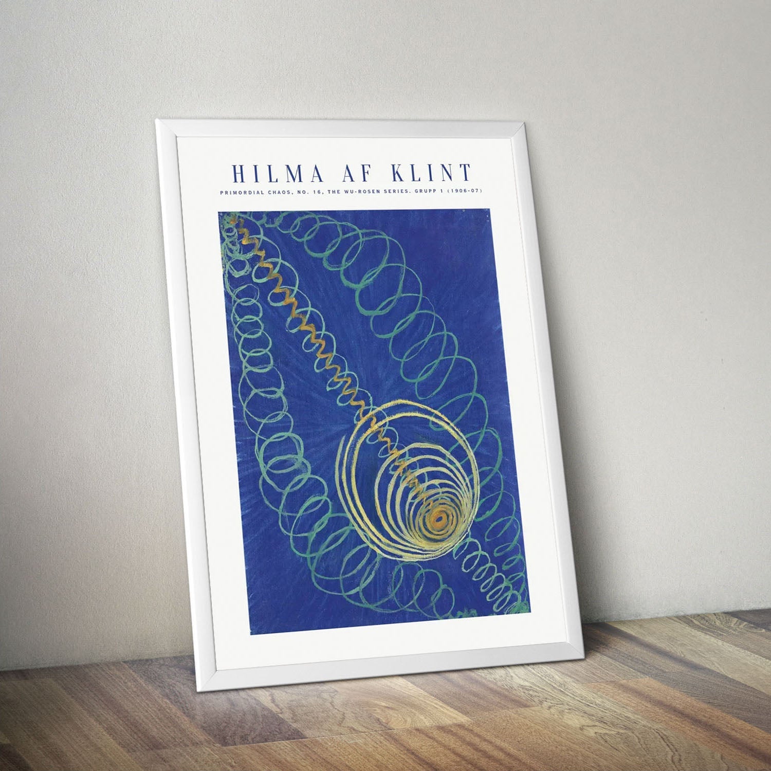 Wes Co Gallery Poster Primordial Chaos No. 16 by Hilma af Klint 16 x 20" Home Goods - Artist Edge to edge Art Print