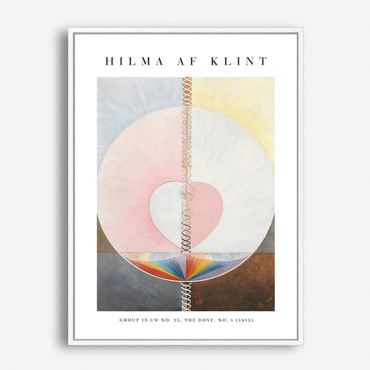 Wes Co Gallery Poster The Dove No. 25 by Hilma af Klint 5 x 7" Home Goods - Artist Edge to edge Art Print