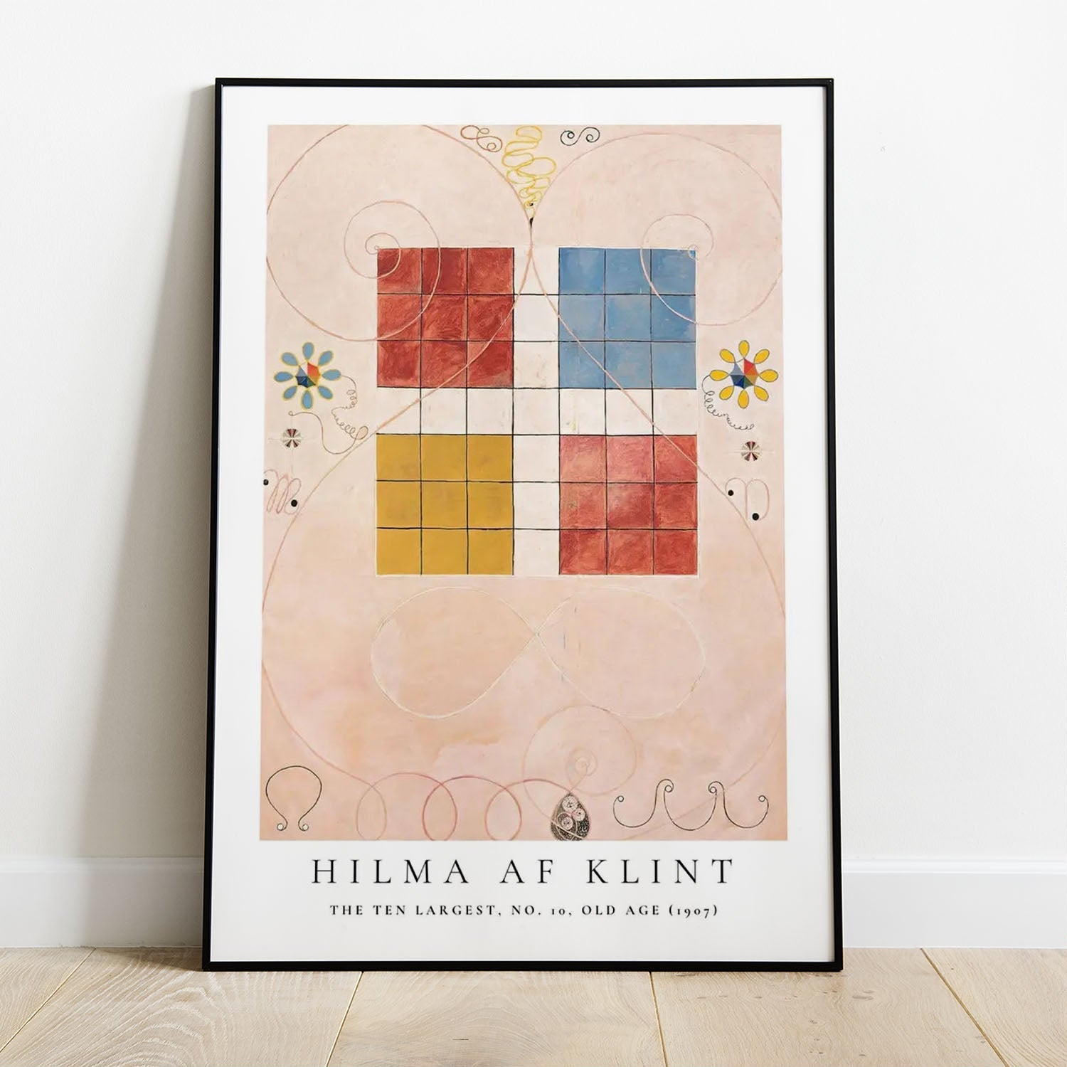 Wes Co Gallery Poster The Ten Largest No. 10 Old Age by Hilma af Klint 8 x 10" Home Goods - Artist Edge to edge Art Print