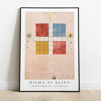 Wes Co Gallery Poster The Ten Largest No. 10 Old Age by Hilma af Klint 8 x 10" Home Goods - Artist Edge to edge Art Print