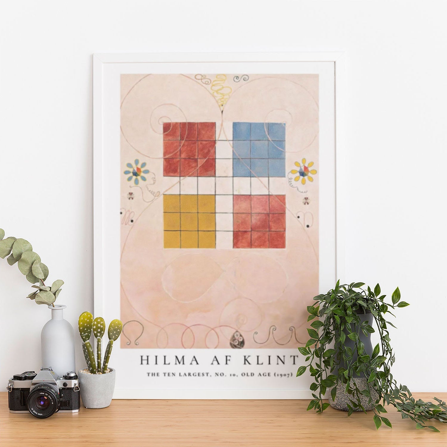 Wes Co Gallery Poster The Ten Largest No. 10 Old Age by Hilma af Klint 12 x 16" Home Goods - Artist Edge to edge Art Print