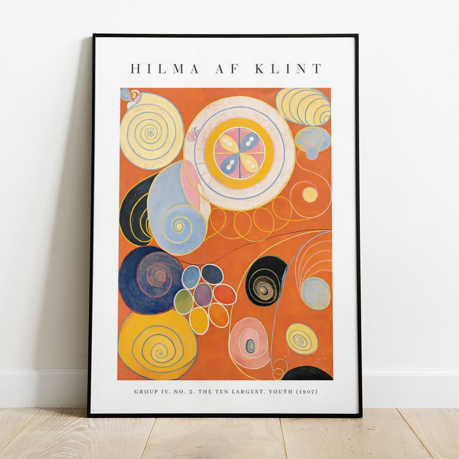 Wes Co Gallery Poster The Ten Largest No. 3 Youth by Hilma af Klint 8 x 10" Home Goods - Artist Edge to edge Art Print