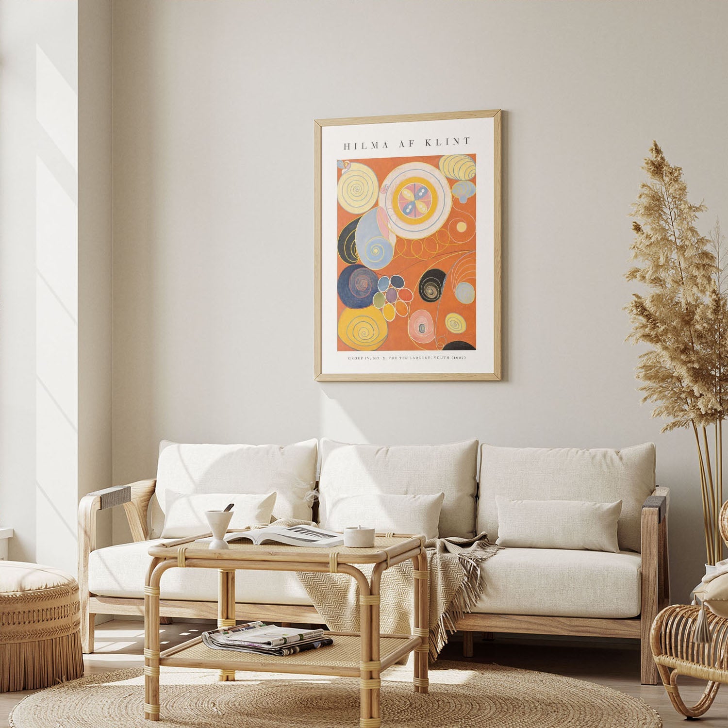 Wes Co Gallery Poster The Ten Largest No. 3 Youth by Hilma af Klint 12 x 16" Home Goods - Artist Edge to edge Art Print