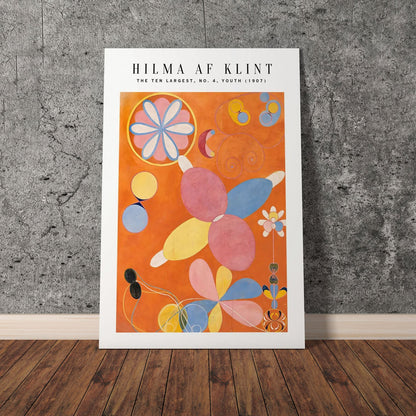 Wes Co Gallery Poster The Ten Largest No. 4 Youth by Hilma af Klint 11 x 17" Home Goods - Artist Edge to edge Art Print