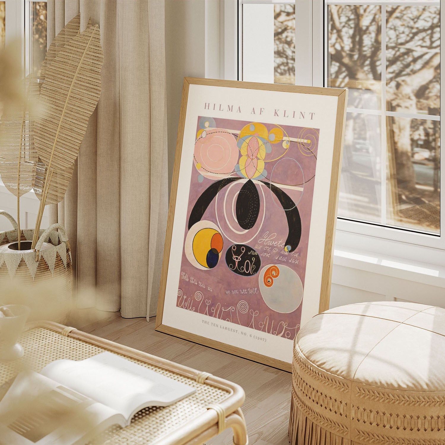 Wes Co Gallery Poster The Ten Largest No. 6 by Hilma af Klint 11 x 17" Home Goods - Artist Edge to edge Art Print