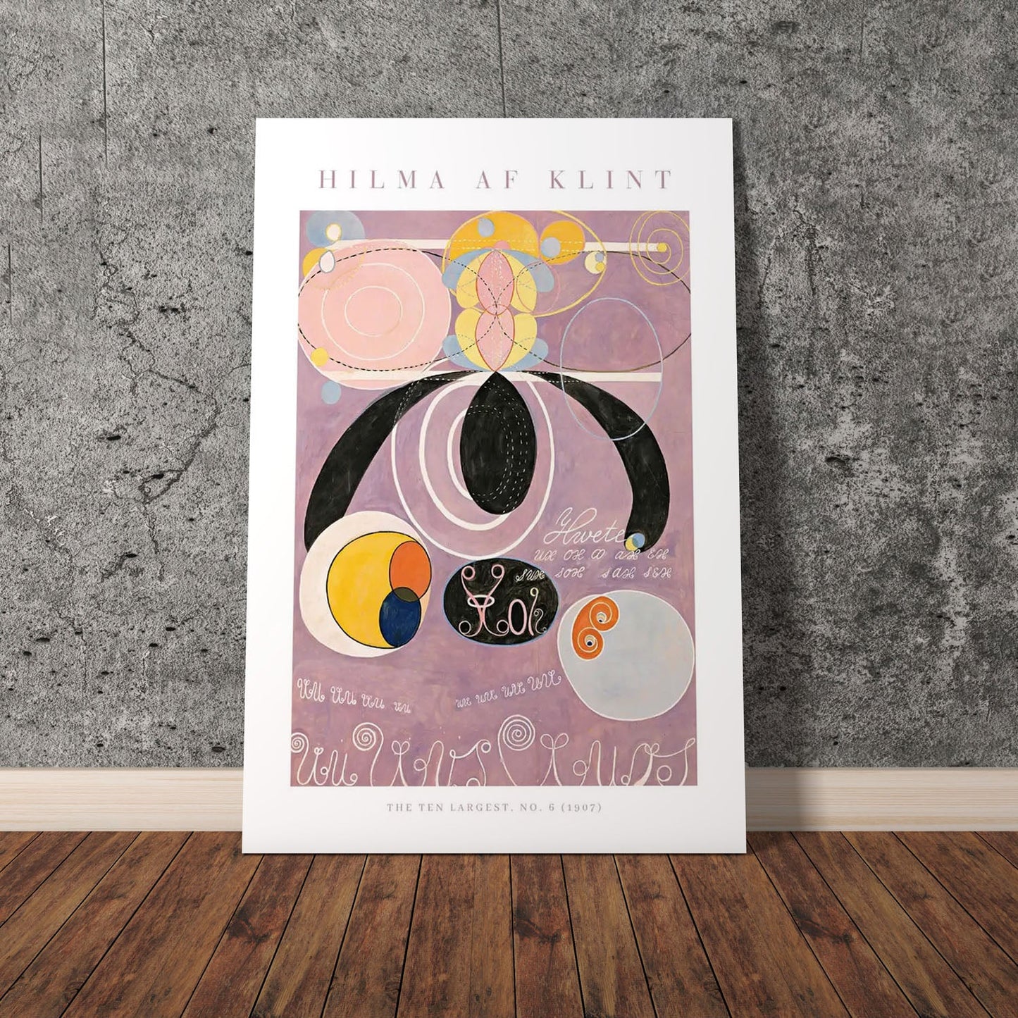 Wes Co Gallery Poster The Ten Largest No. 6 by Hilma af Klint 11 x 17" Home Goods - Artist Edge to edge Art Print