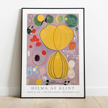 Wes Co Gallery Poster The Ten Largest No. 7 Group IV by Hilma af Klint 8 x 10" Home Goods - Artist Edge to edge Art Print