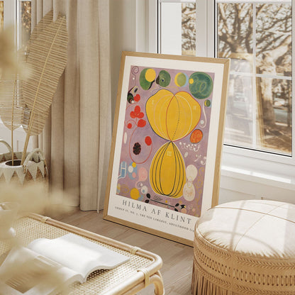 Wes Co Gallery Poster The Ten Largest No. 7 Group IV by Hilma af Klint 11 x 17" Home Goods - Artist Edge to edge Art Print