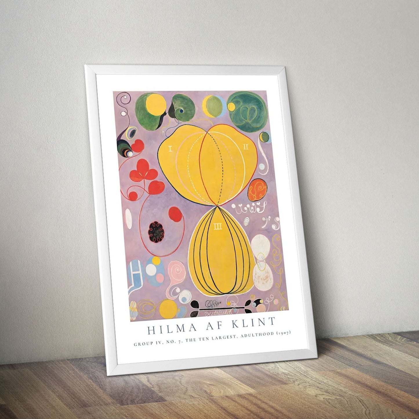 Wes Co Gallery Poster The Ten Largest No. 7 Group IV by Hilma af Klint 16 x 20" Home Goods - Artist Edge to edge Art Print