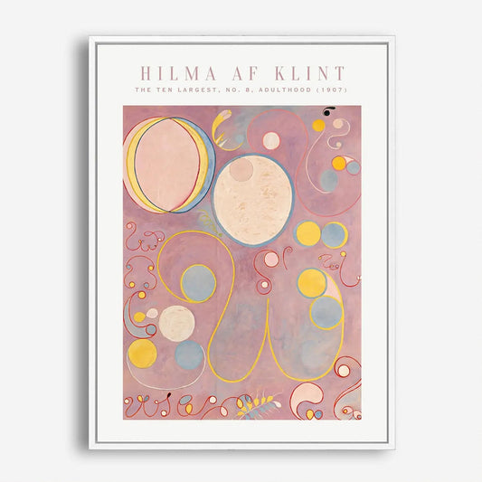 Wes Co Gallery Poster The Ten Largest No. 8 Adulthood by Hilma af Klint 5 x 7" Home Goods - Artist Edge to edge Art Print