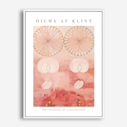 Wes Co Gallery Poster The Ten Largest No. 9 Old Age by Hilma af Klint 5 x 7" Home Goods - Artist Edge to edge Art Print