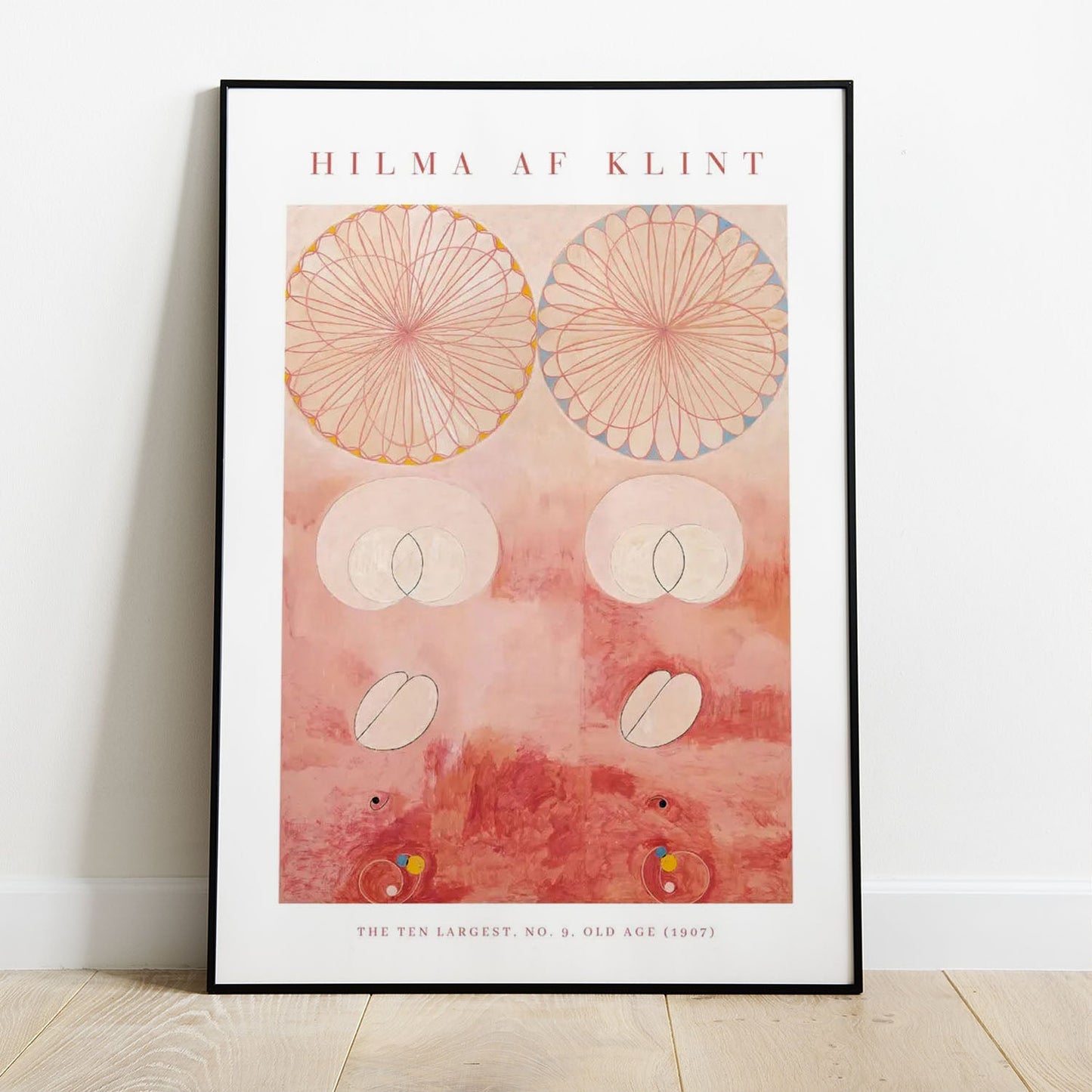 Wes Co Gallery Poster The Ten Largest No. 9 Old Age by Hilma af Klint 8 x 10" Home Goods - Artist Edge to edge Art Print