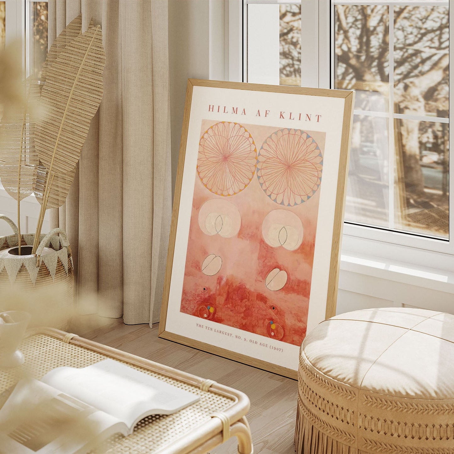 Wes Co Gallery Poster The Ten Largest No. 9 Old Age by Hilma af Klint 11 x 17" Home Goods - Artist Edge to edge Art Print